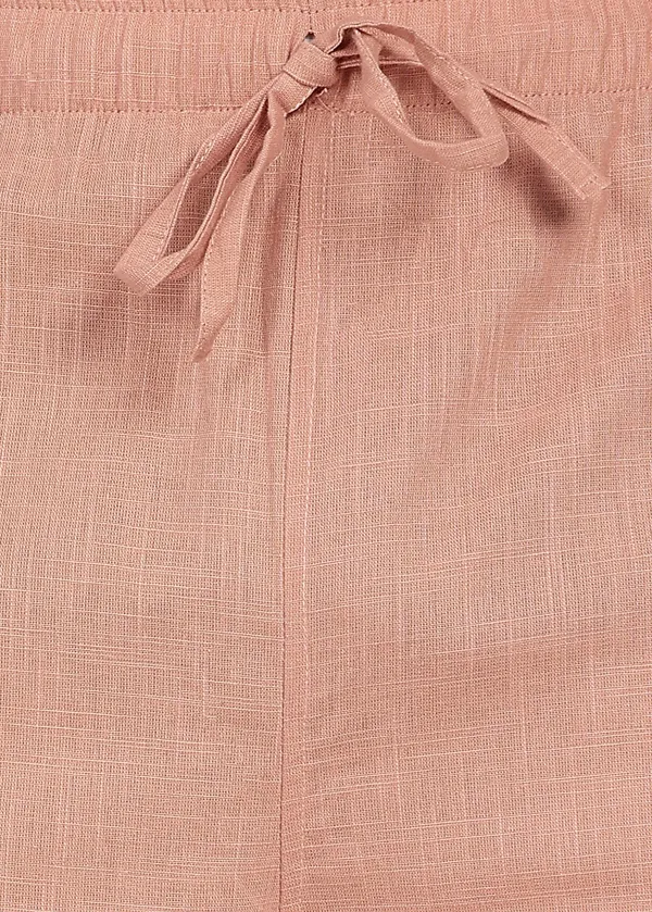 Pink_Linen_Relaxed_Fit_Drawstring_Trousers_for_Men
