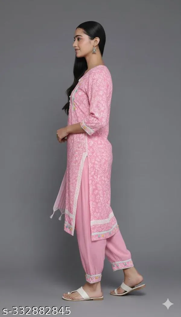 Pink_Cotton_Blend_Afghani_Salwar_Kurta_Set_For_Women