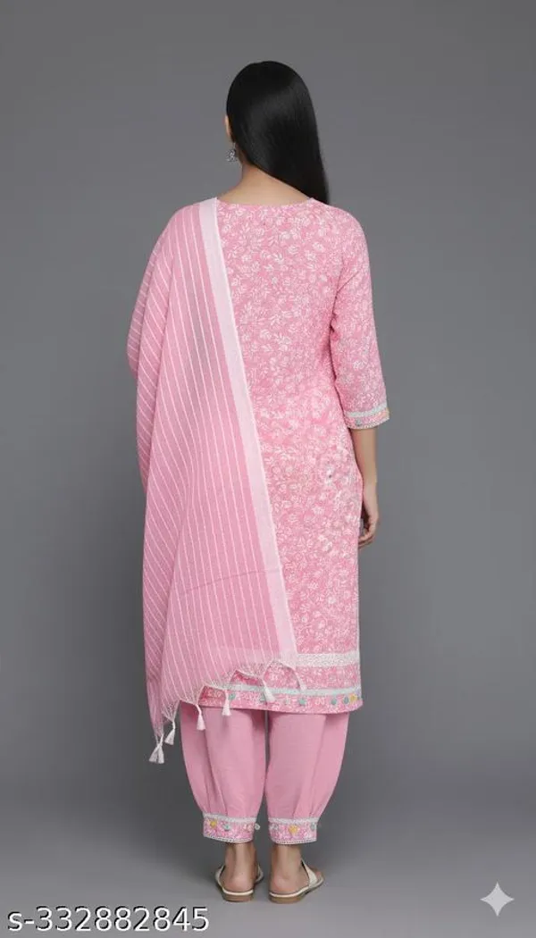 Pink_Cotton_Blend_Afghani_Salwar_Kurta_Set_For_Women