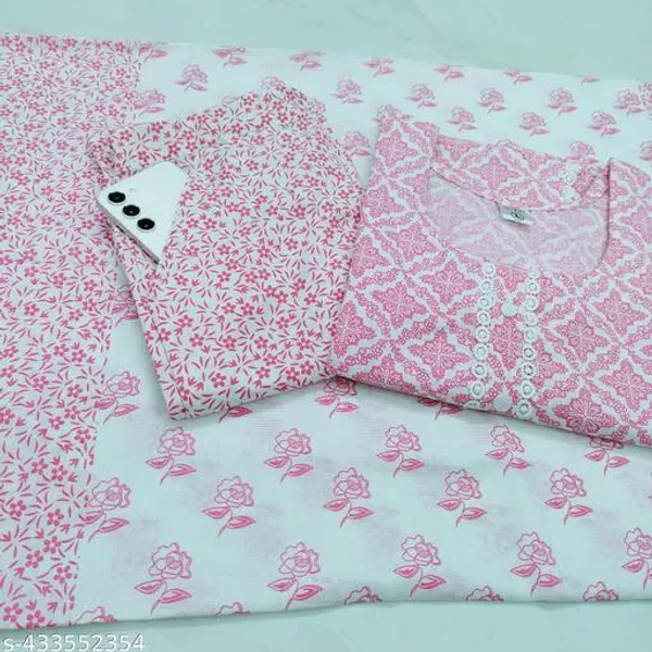 Pink_Cotton_Printed_Kurta_Trouser_Dupatta_Set_For_Women