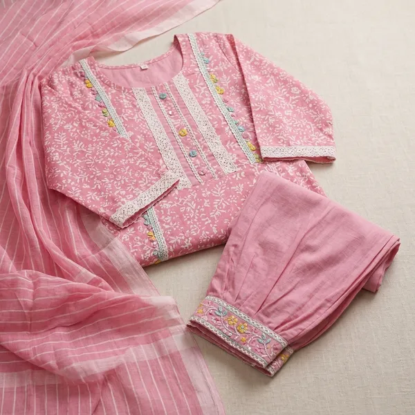 Pink_Cotton_Blend_Afghani_Salwar_Kurta_Set_For_Women