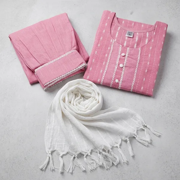 Pink_Cotton_Blend_Afghani_Salwar_Kurta_Dupatta_Set_For_Women