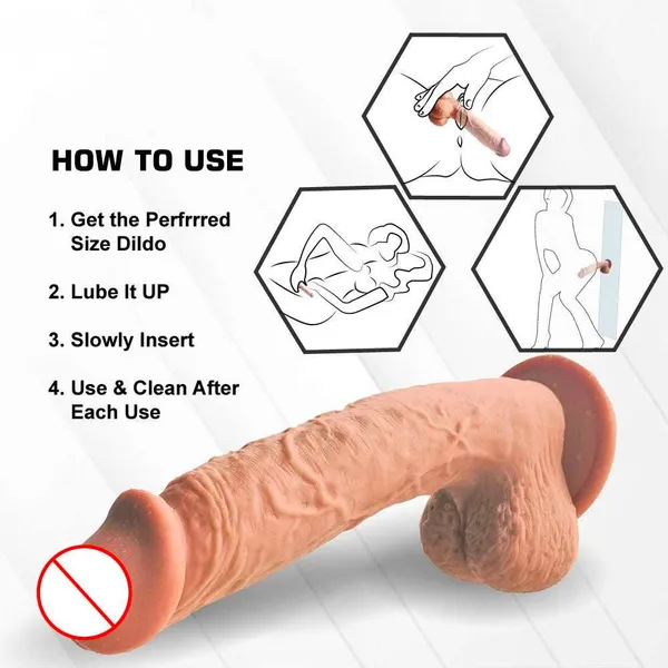 Orange_Silicone_Suction_Base_Personal_Massager_For_Women