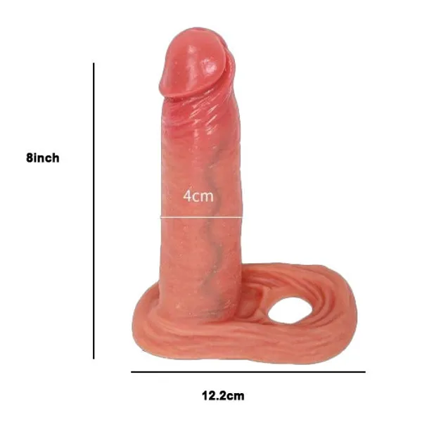Skin-Tone_Dragon-Scale_Textured_Silicone_Sleeve_For_Men