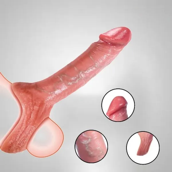 Skin-Tone_Dragon-Scale_Textured_Silicone_Sleeve_For_Men