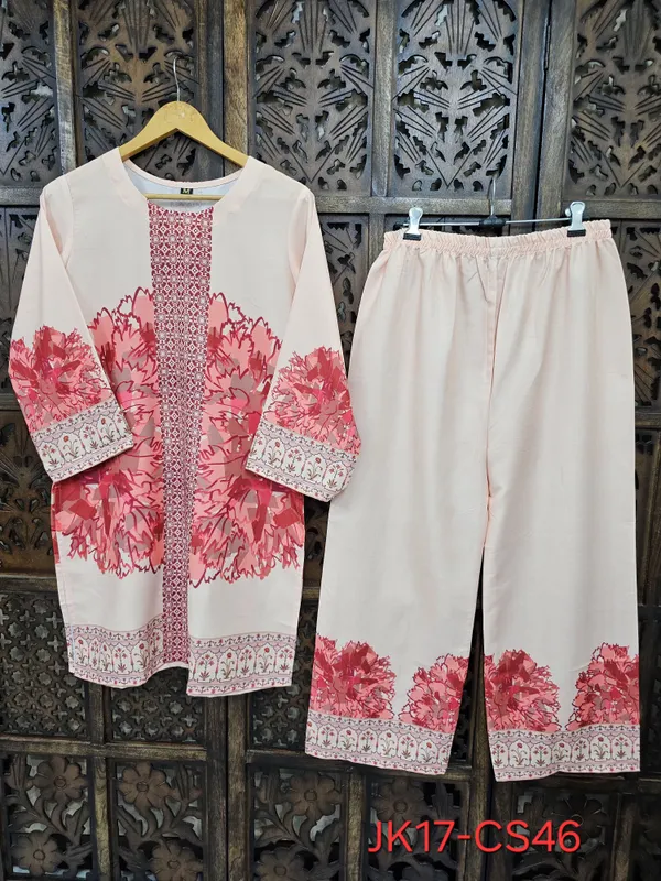 Off_White_Pink_Rayon_Straight_Kurta_Pant_Co_Ord_Set_For_Women