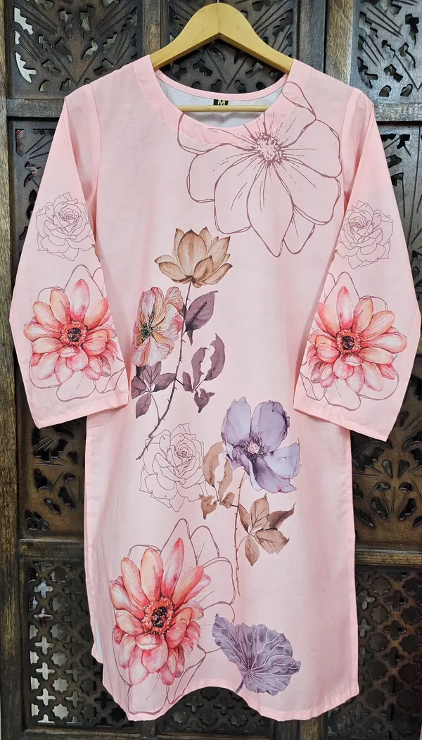 Pink_Muslin_Straight_Floral_Print_Kurta_Pant_Co_Ord_Set_For_Women
