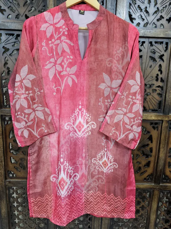 Pink_Crepe_Straight_Ikat_Print_Co_Ord_Set_For_Women