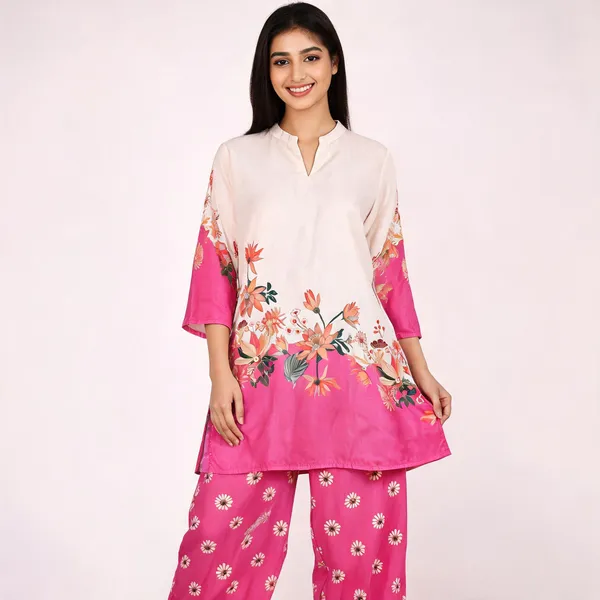 Pink_Off_White_Crepe_Straight_Kurta_Palazzo_Co_Ord_Set_For_Women
