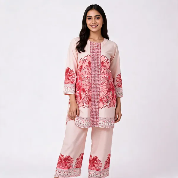 Off_White_Pink_Rayon_Straight_Kurta_Pant_Co_Ord_Set_For_Women