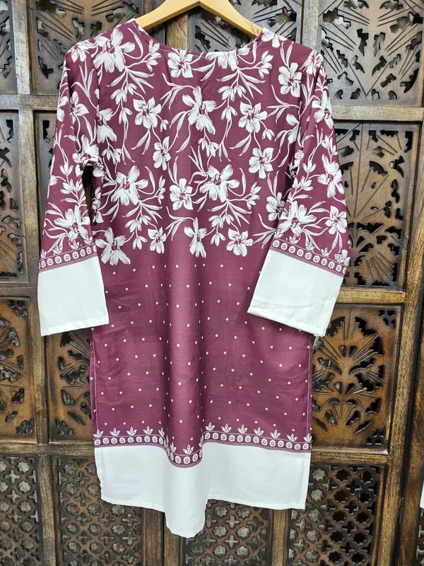 Maroon_White_Slub_Cotton_Straight_Floral_Print_Co_Ord_Set_For_Women