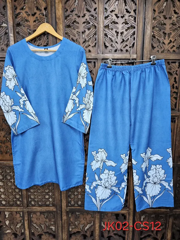 Blue_Rayon_Straight_Floral_Print_Co_Ord_Set_For_Women