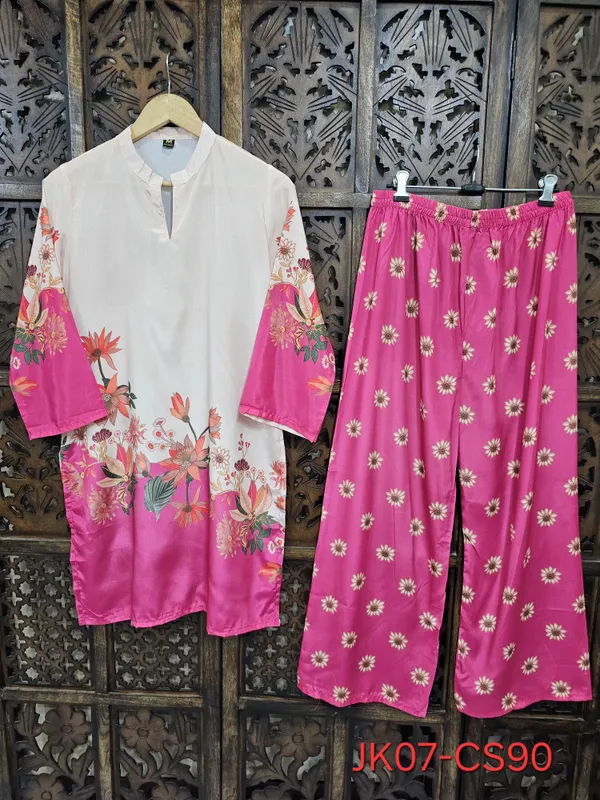 Pink_Off_White_Crepe_Straight_Kurta_Palazzo_Co_Ord_Set_For_Women