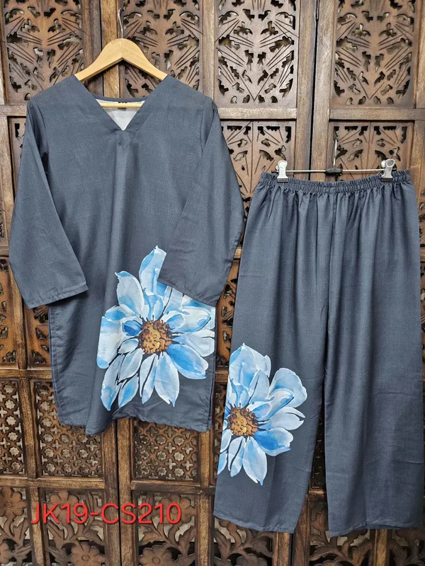 Grey_Rayon_Straight_Floral_Print_Co_Ord_Set_For_Women