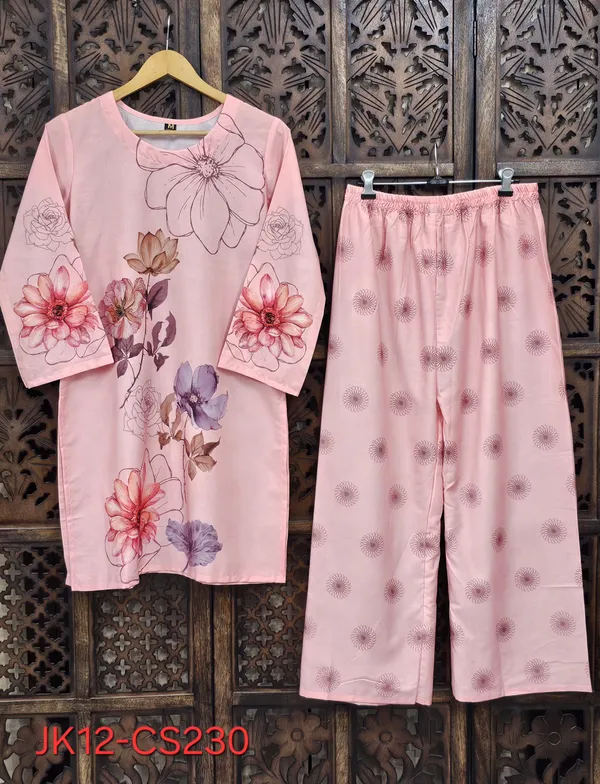 Pink_Muslin_Straight_Floral_Print_Kurta_Pant_Co_Ord_Set_For_Women
