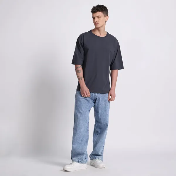 Grey_Cotton_T-Shirt_For_Men