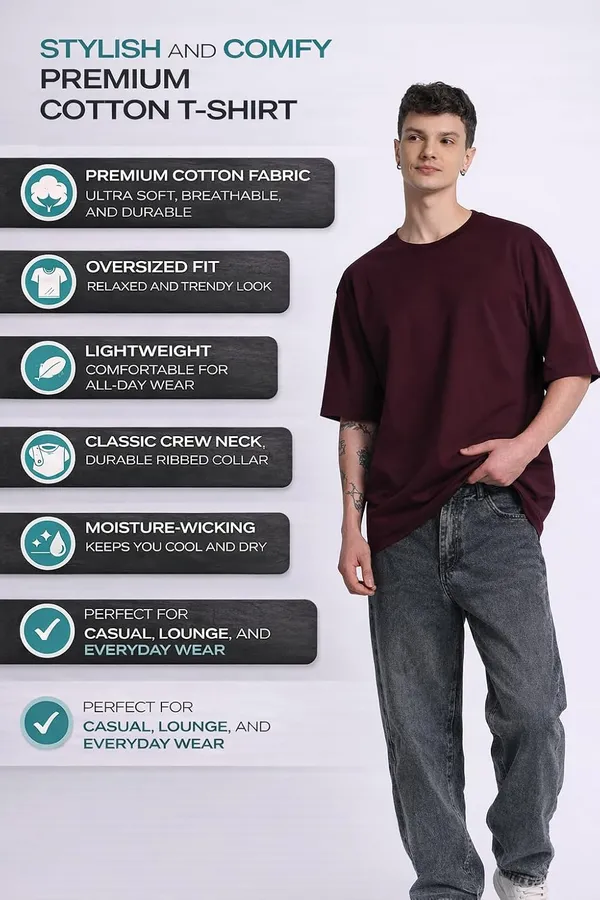 Plum_Wine_Cotton_T-Shirt_For_Men