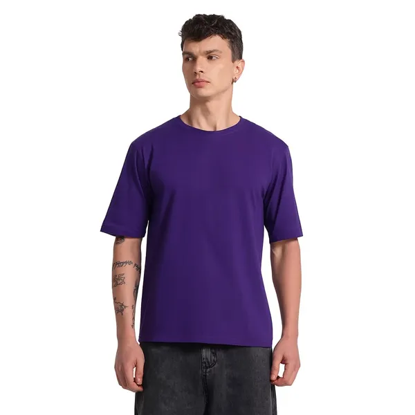 Galaxy_Purple_Cotton_T-Shirt_For_Men