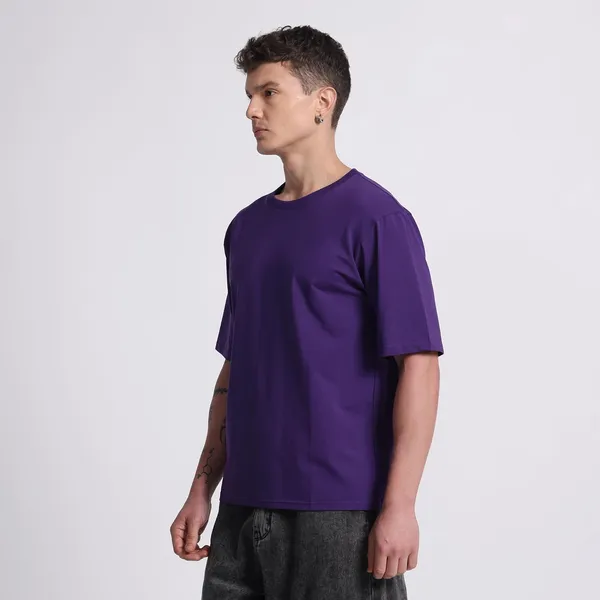 Galaxy_Purple_Cotton_T-Shirt_For_Men
