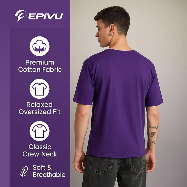 Galaxy_Purple_Cotton_T-Shirt_For_Men