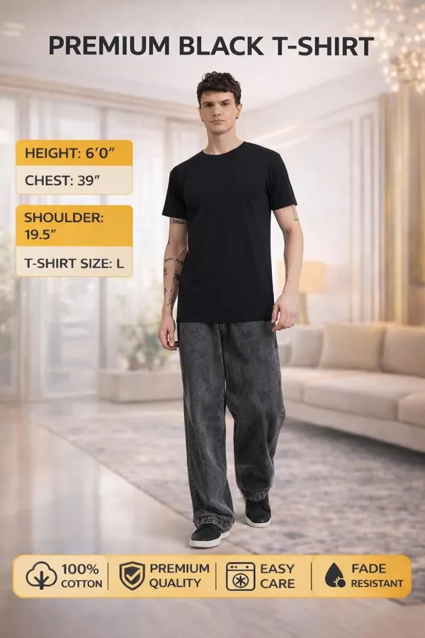 Midnight_Black_Cotton_T-Shirt_For_Men
