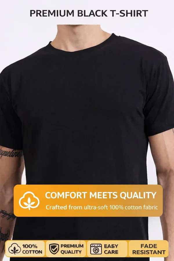 Midnight_Black_Cotton_T-Shirt_For_Men