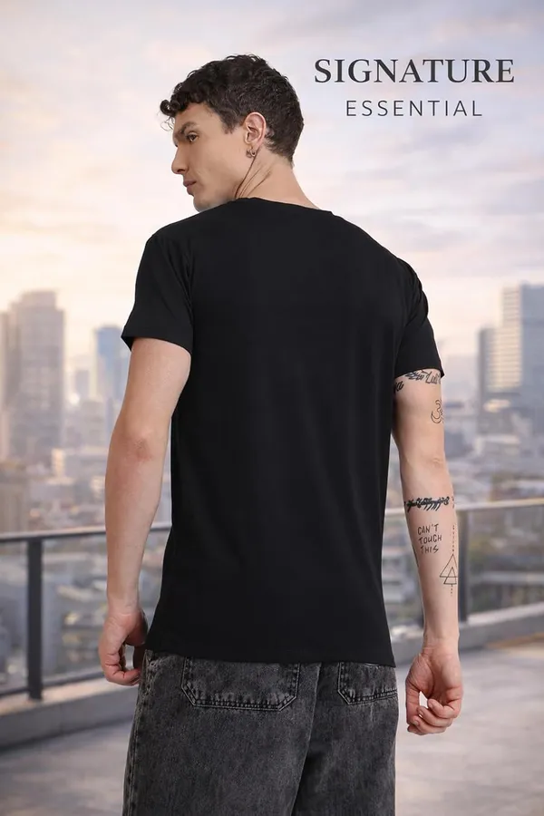Midnight_Black_Cotton_T-Shirt_For_Men