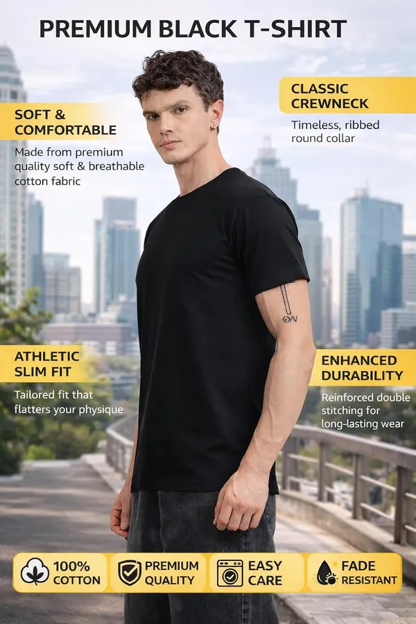 Midnight_Black_Cotton_T-Shirt_For_Men