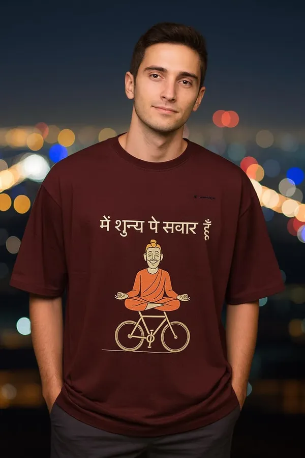 Wine_Cotton_T-Shirt_For_Men
