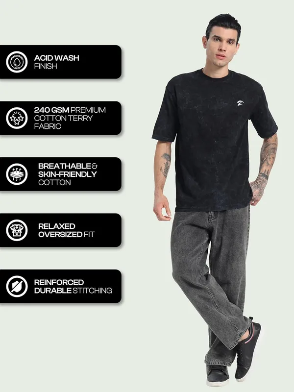 Black_Cotton_Terry_Oversized_Tshirt_For_Men