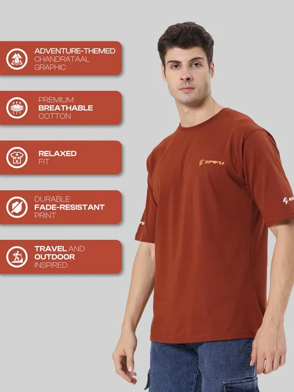 Brown_Cotton_T-Shirt_For_Men