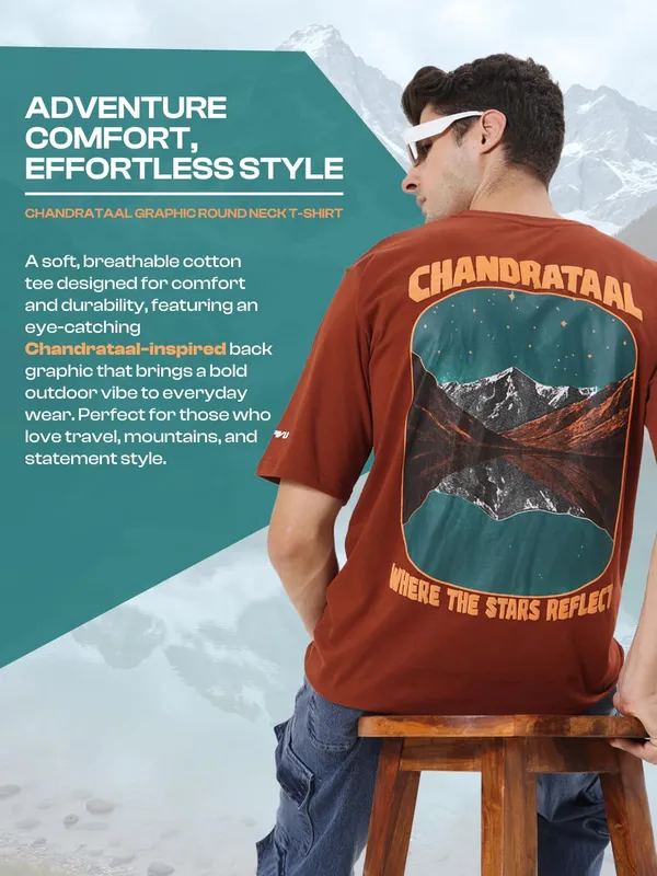 Brown_Cotton_T-Shirt_For_Men
