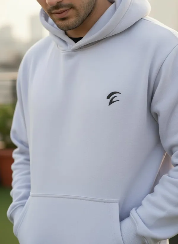 Light_Grey_Fleece_Hooded_Sweatshirt_For_Men