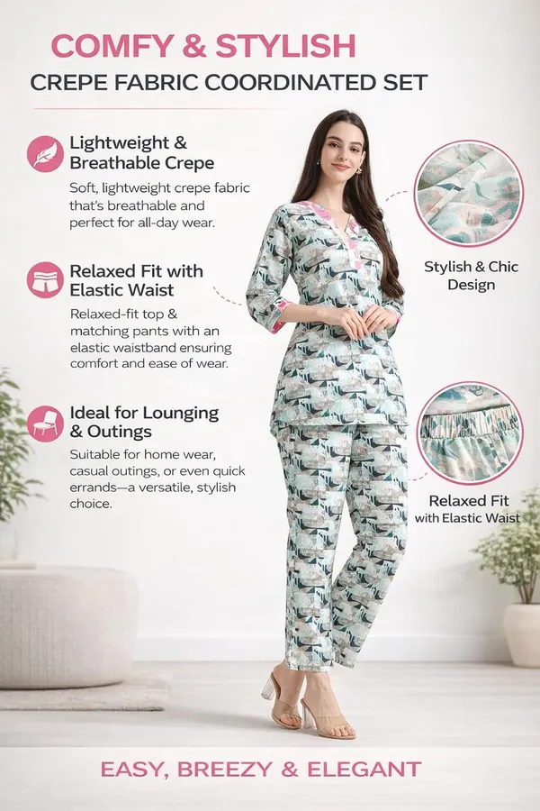 Mint_Terrain_Crepe_Fabric_Coordinated_Outfit_For_Women