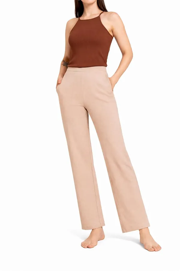 Royal_Beige_Lycra,_Terry,_Cotton_Pants_For_Women