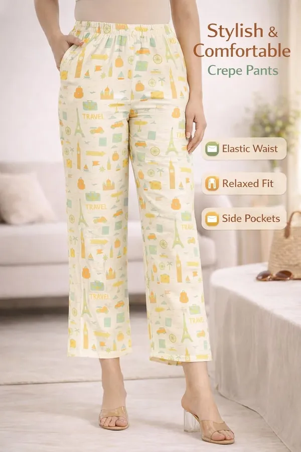 Beige_Crepe_Fabric_Coordinated_Outfit_For_Women