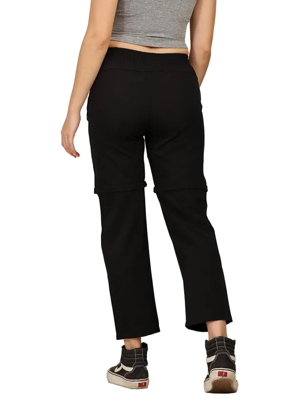 Midnight_Black_Nylon_Blend,_Spandex,_Terry_Pants_For_Women