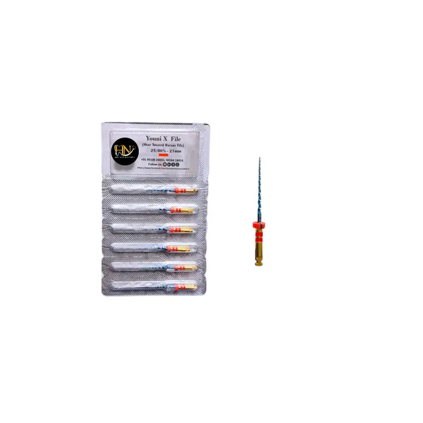 Youni_X_Heat-Treated_Niti_Rotary_Endodontic_File_25/06_25Mm_Pack_Of_6