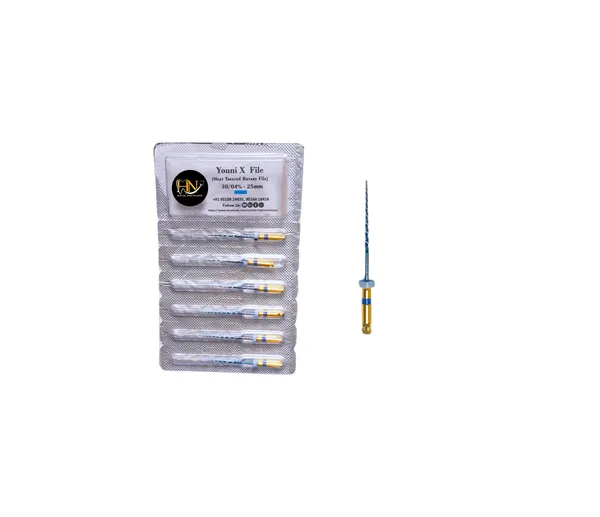 Youni_X_Heat-Treated_Niti_Rotary_Endodontic_File_30/04_25Mm_Pack_Of_6