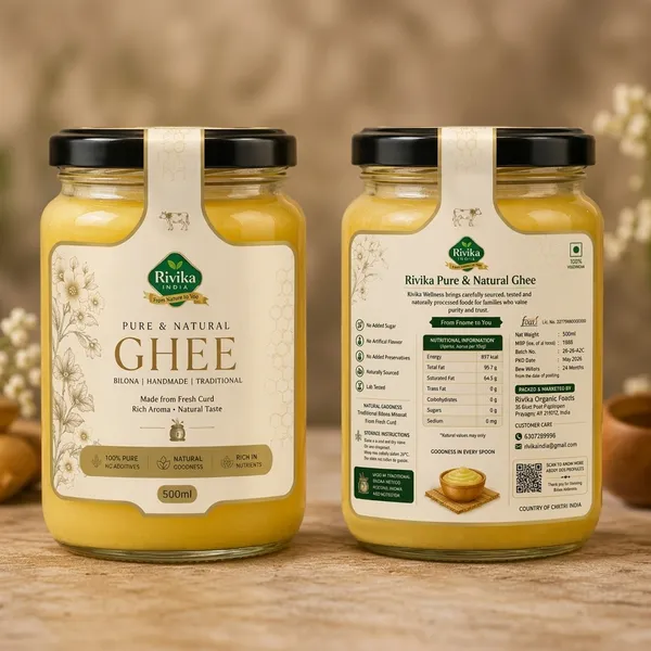 Rivika_Organic_Bilona_Method_Buffalo_Milk_Ghee_500Ml