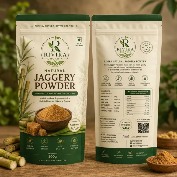 Rivika_Organic_Unrefined_Jaggery_Powder_Chemical-Free_500G