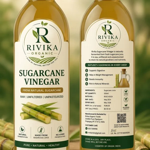 Rivika_Organic_Sugarcane_Vinegar_Raw_Unfiltered_500Ml