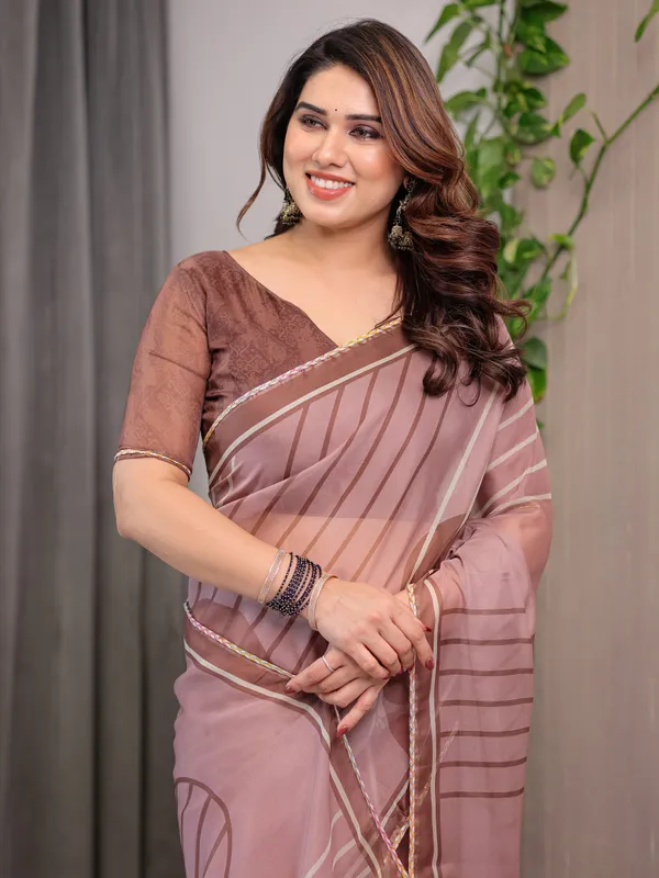Mauve_Pink_Organza_Sequin_Border_Saree_For_Women