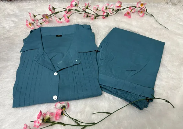 Green_Premium_Cotton_With_Embroidery_Co-Ord_Set_For_Women