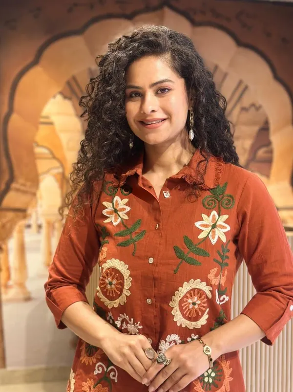 Brown_Premium_Pure_Cotton_Co-Ord_Set_For_Women