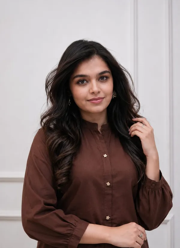Brown_Premium_Cotton_With_Embroidery_Co-Ord_Set_For_Women