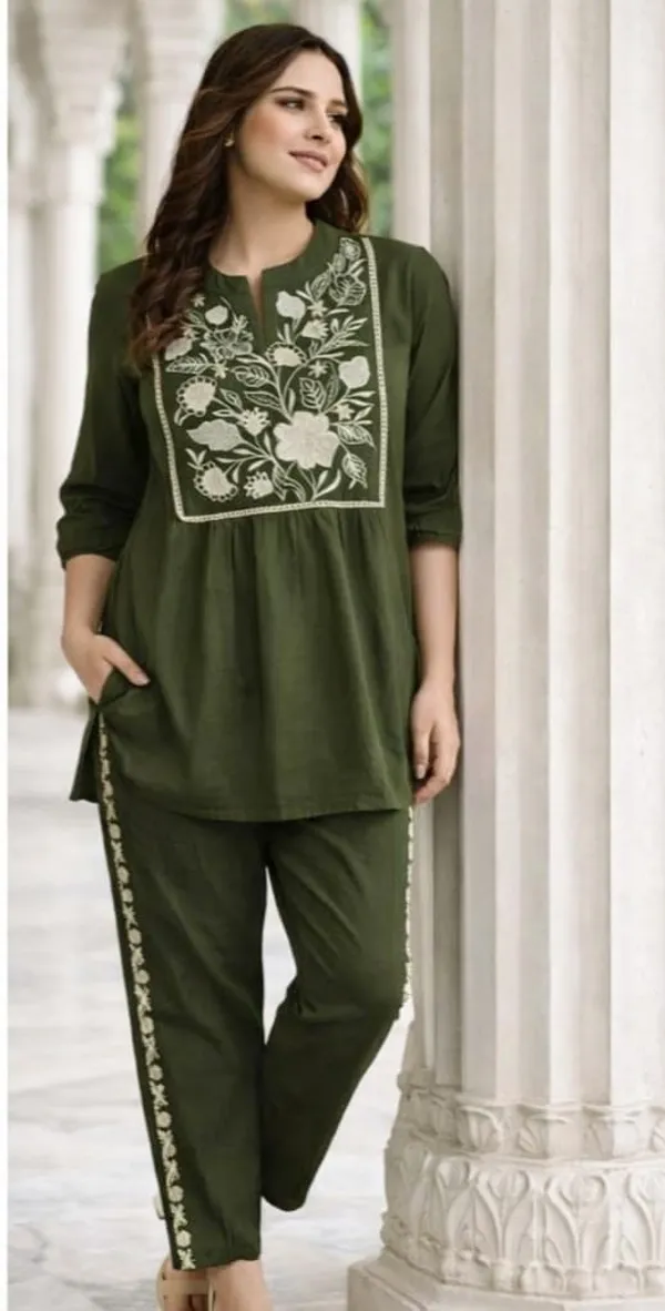 Black_Premium_Pure_Cotton_With_Full_Embroidery_Co-Ord_Set_For_Women