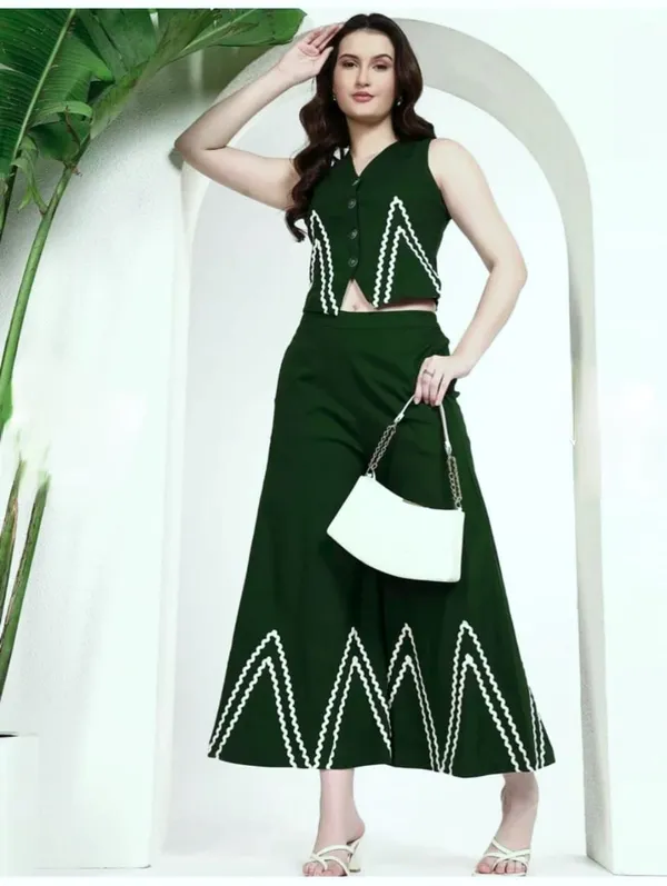 Green_Premium_Cotton_Flex_Crop_Co-Ord_Set_For_Women