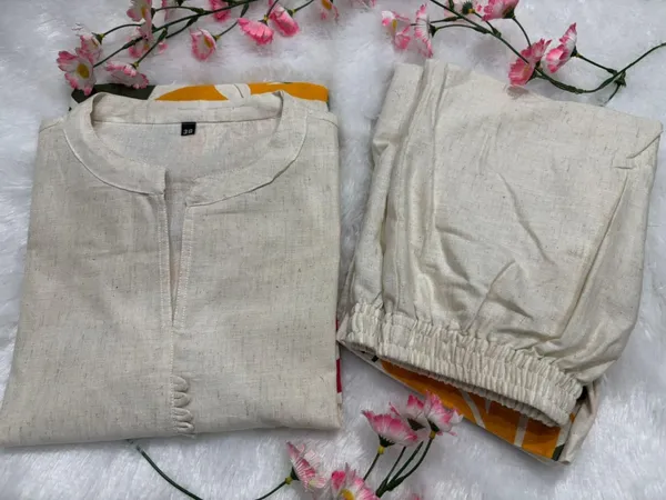 White_Premium_Cotton_Flex_Co-Ord_Set_For_Women