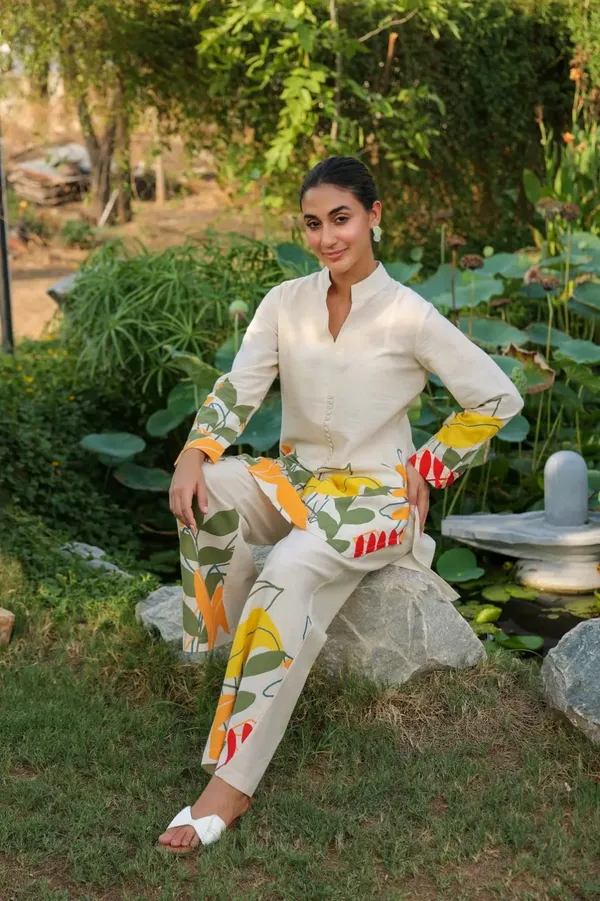 White_Premium_Cotton_Flex_Co-Ord_Set_For_Women